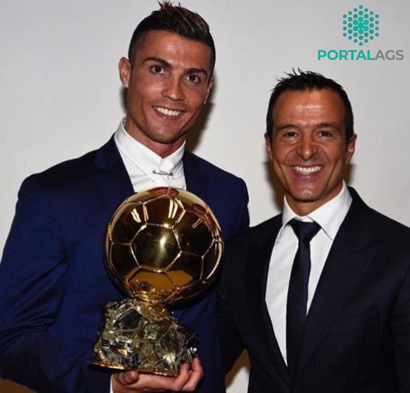 Cristiano Ronaldo termina su relación laboral con Jorge Mendes después de 20 años juntos.