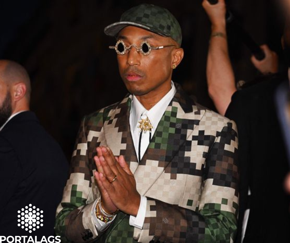 Pharrell Williams debutó como director creativo de Louis Vuitton en la pasarela de París